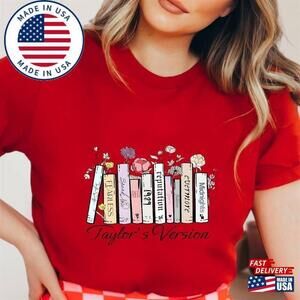 T4ylors Version Music Albums As Books T-Shirt Fun Lover Gift  Unisex